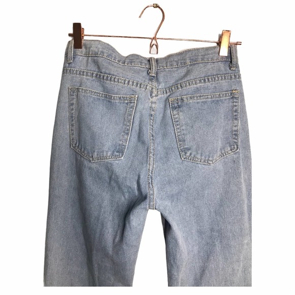 Evensleaves | High Rise Mom Jeans Light Wash Jeans - Picture 7 of 8